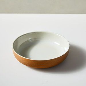 West Elm Kaloh Pasta Bowl, Set of 4, Golden Oak